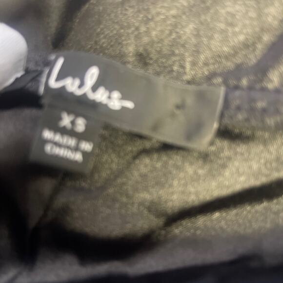 LULU'S XS Captured Your Heart Black Halter Maxi Long Party Dress NEW B56 - Picture 10 of 12